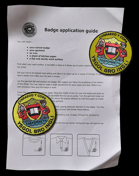 Bathodyn Ysgol Bro Ingli Badge